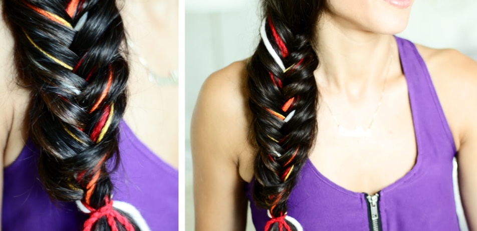 colorful-fishtail-braid